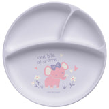 Elephant suction cup silicone plate front view