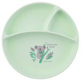 Koala suction cup silicone plate front view