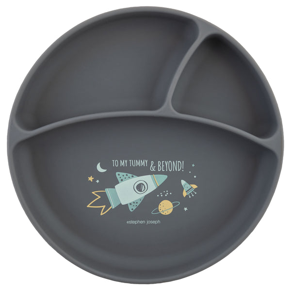 Space suction cup silicone plate front view