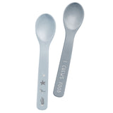 Shark silicone baby spoons