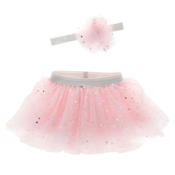 Rose pink tutu and headband set