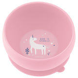 Unicorn silicone bowl front view