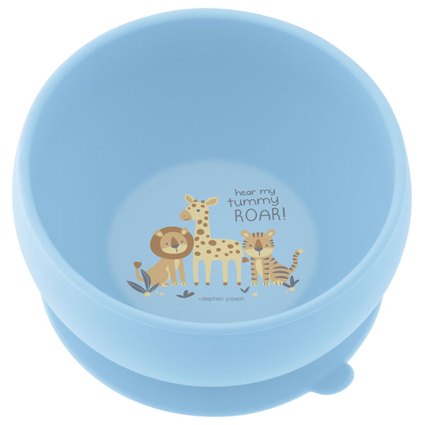 Zoo silicone bowl front view