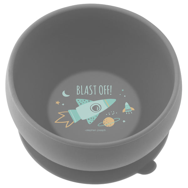 Space silicone bowl front view