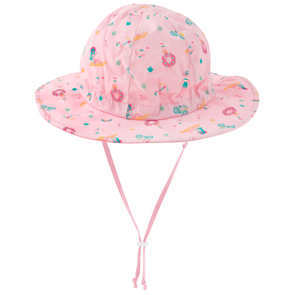Beach Day baby sun hat.