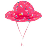 Mermaid baby sun hat.