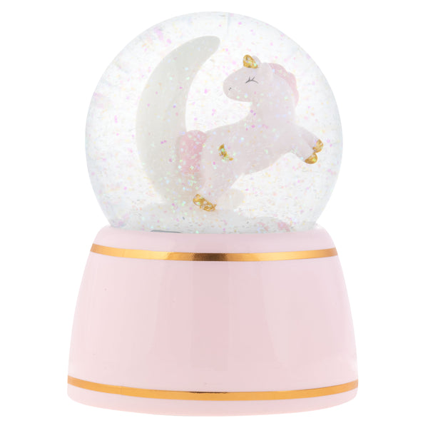 Unicorn snow globe