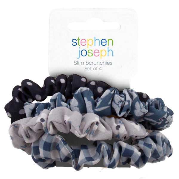 Black and grey scrunchies