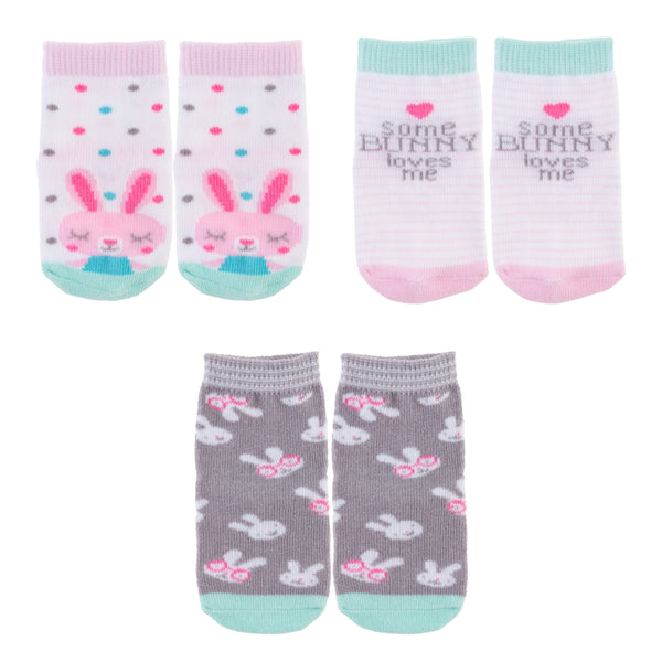Bunny baby sock sets.