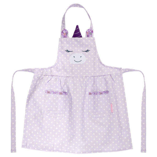 Front view Unicorn apron.
