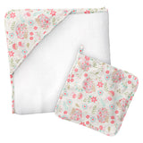 Hedgehog muslin towel with washcloth
