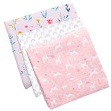 Unicorn muslin blanket set 3 pack