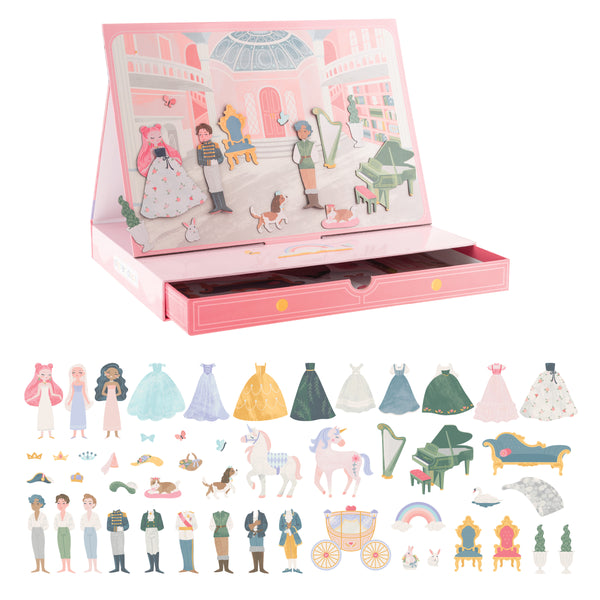 Princess magnetic scene with drawer