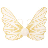 Golden dress up wings front view