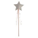 Silver start dress up wand