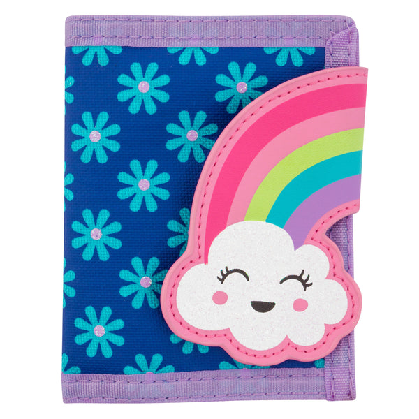 Rainbow wallet front view