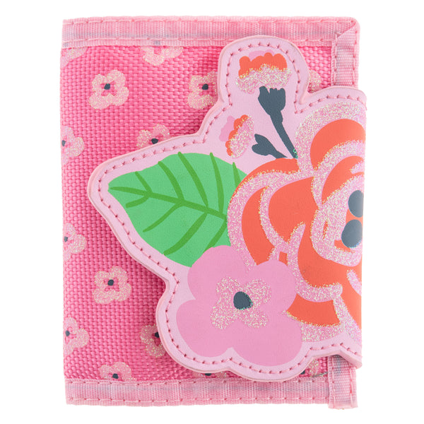 Floral wallet front view