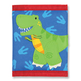 Red dino wallet front view
