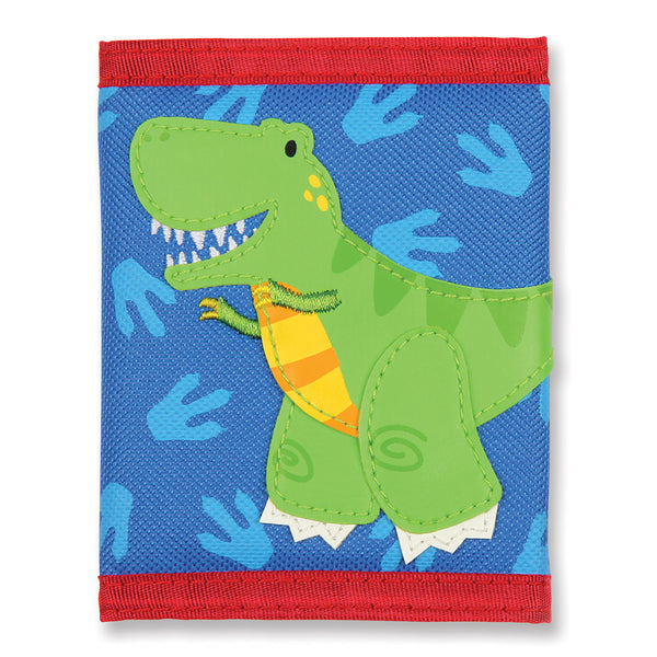 Red dino wallet front view