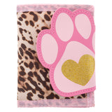 Leopard wallet front view