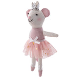 Mouse linen ornament side view
