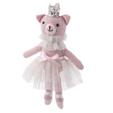 Cat linen ornament side view