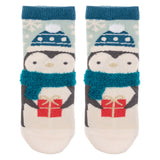 Penguin holiday socks