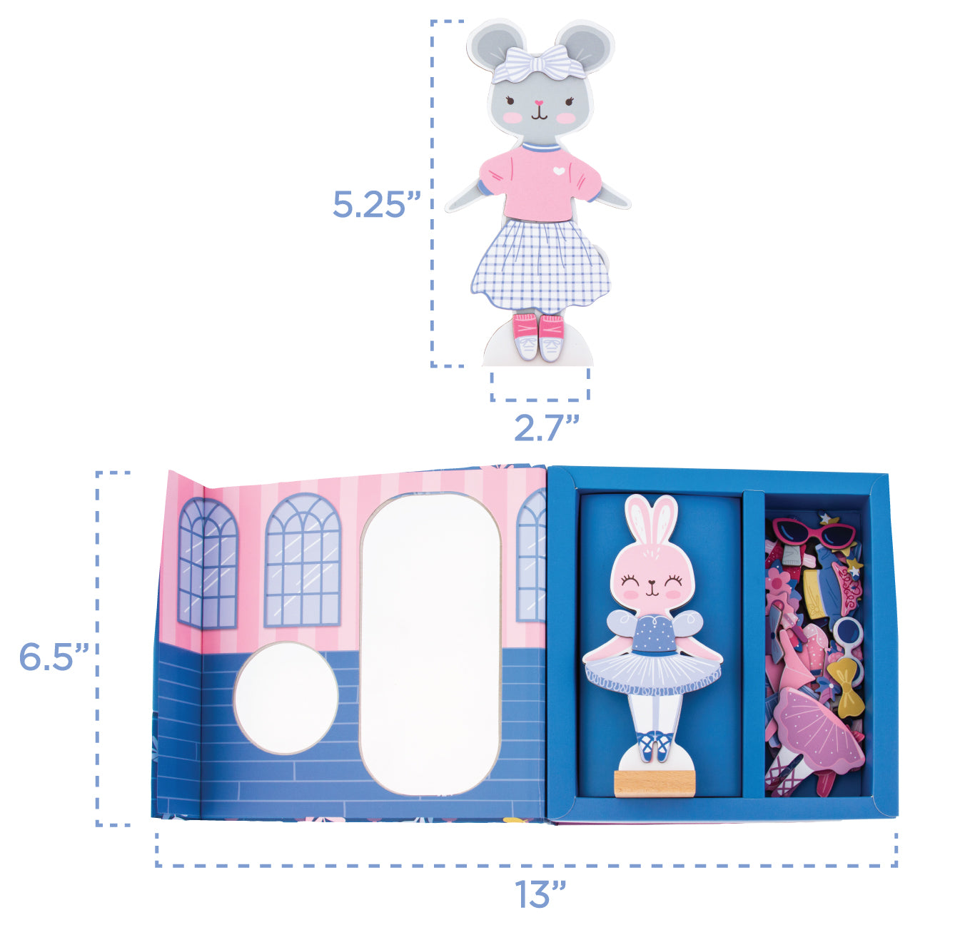 Magnetic Dress Up Box Set - Fun Toys for Kids Stephen Joseph Gifts Magnetic Dress Up Box Set - Fun Toys for Kids Stephen Joseph Gifts