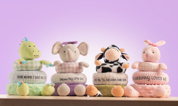 Stacking and nesting plush toys