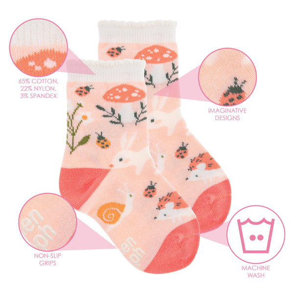Strawberry fields toddler socks details socks