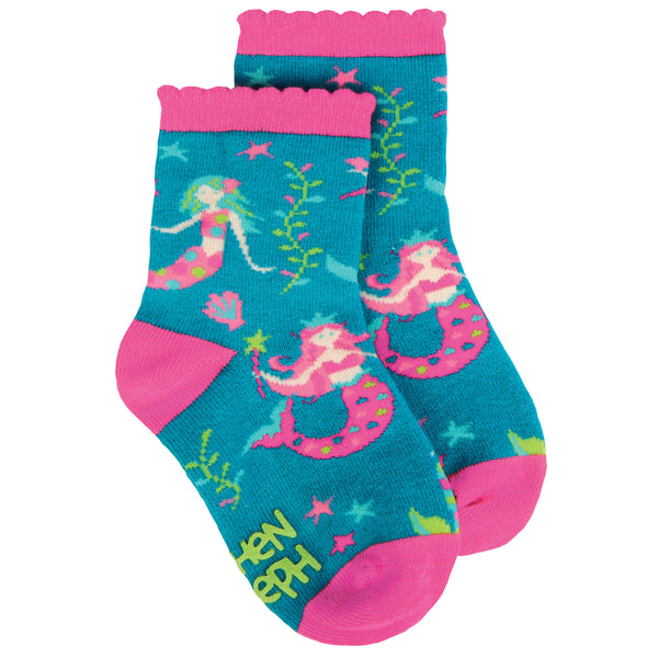 Mermaid toddler socks