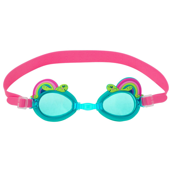 Rainbow turtle swim goggles