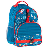 Space all over print backpack front view