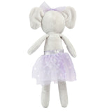 Ellie elephant super soft plush dolls small back view
