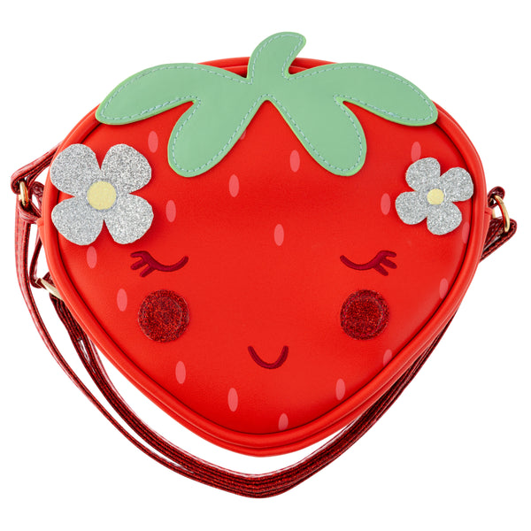 Strawberry fashion purse front view