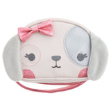 Puppy fashion purse front view