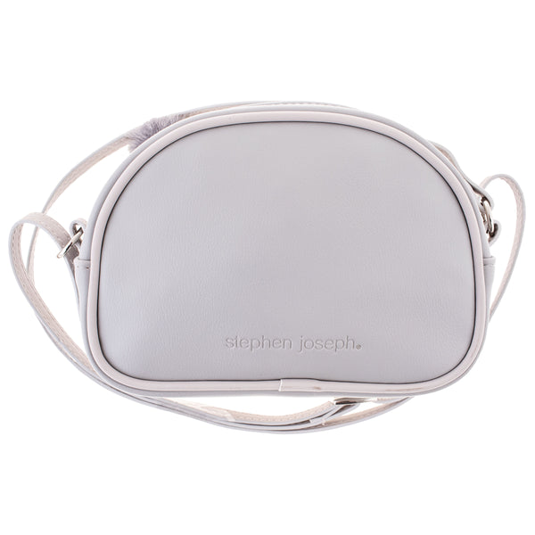 Grey panda fashion purse back view