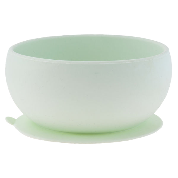 Dino silicone bowl side view