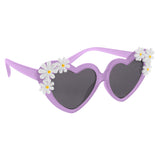 Purple heart fashion sunglasses