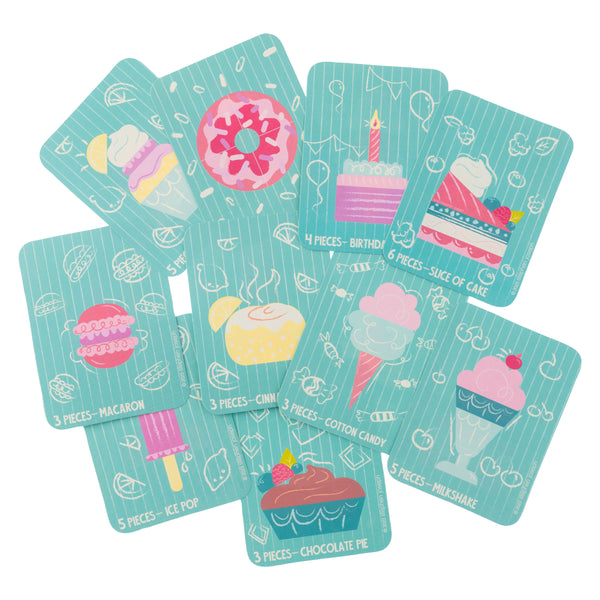 Sweet shop magnetic activity set instruction cards