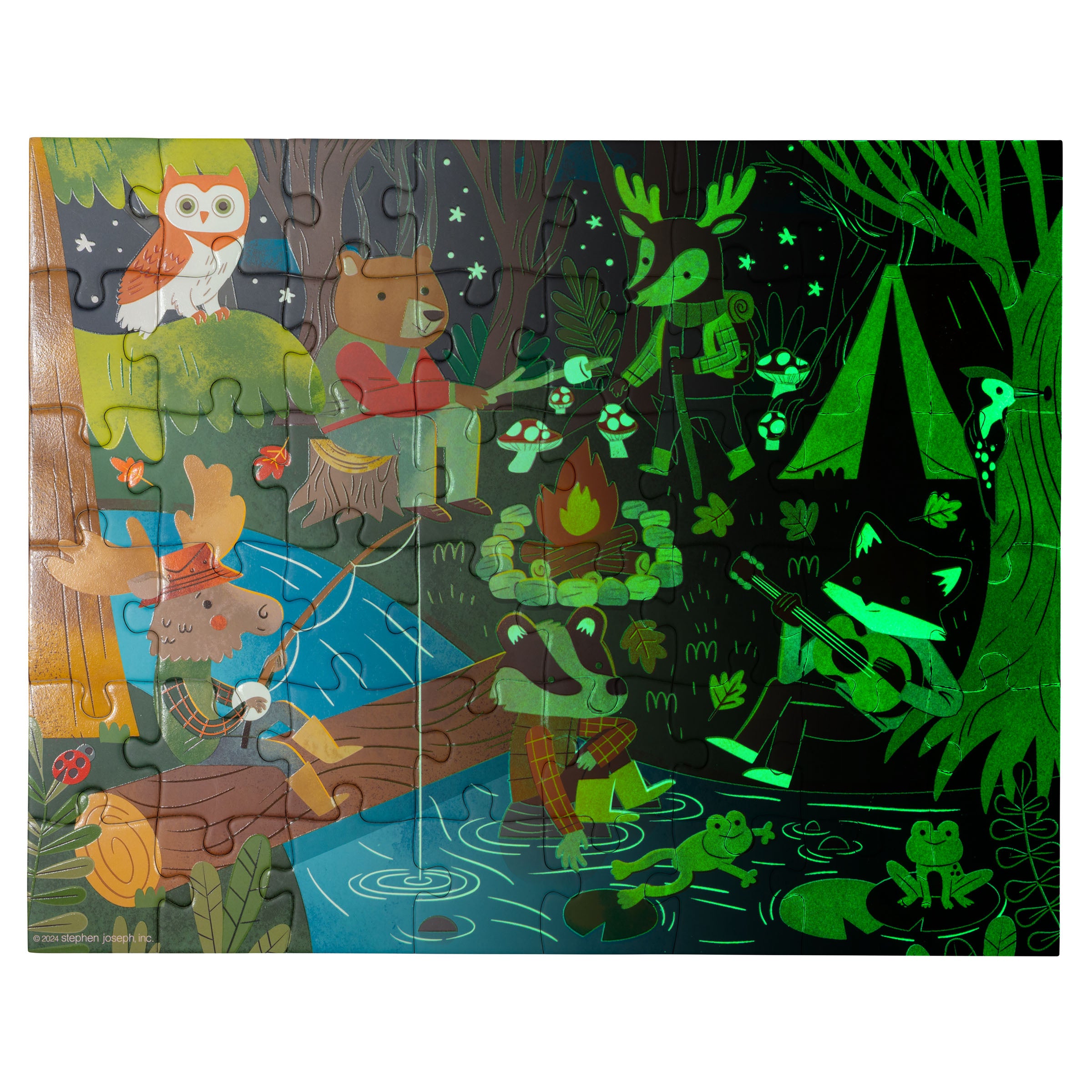Puzzle Glow in the dark Magical forest Puzzle Glow in the dark Magical forest