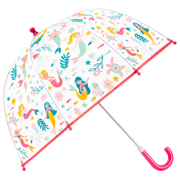 Mermaid clear color changing umbrella