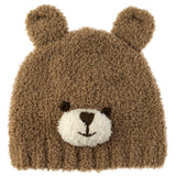 Bear chenille baby beanie