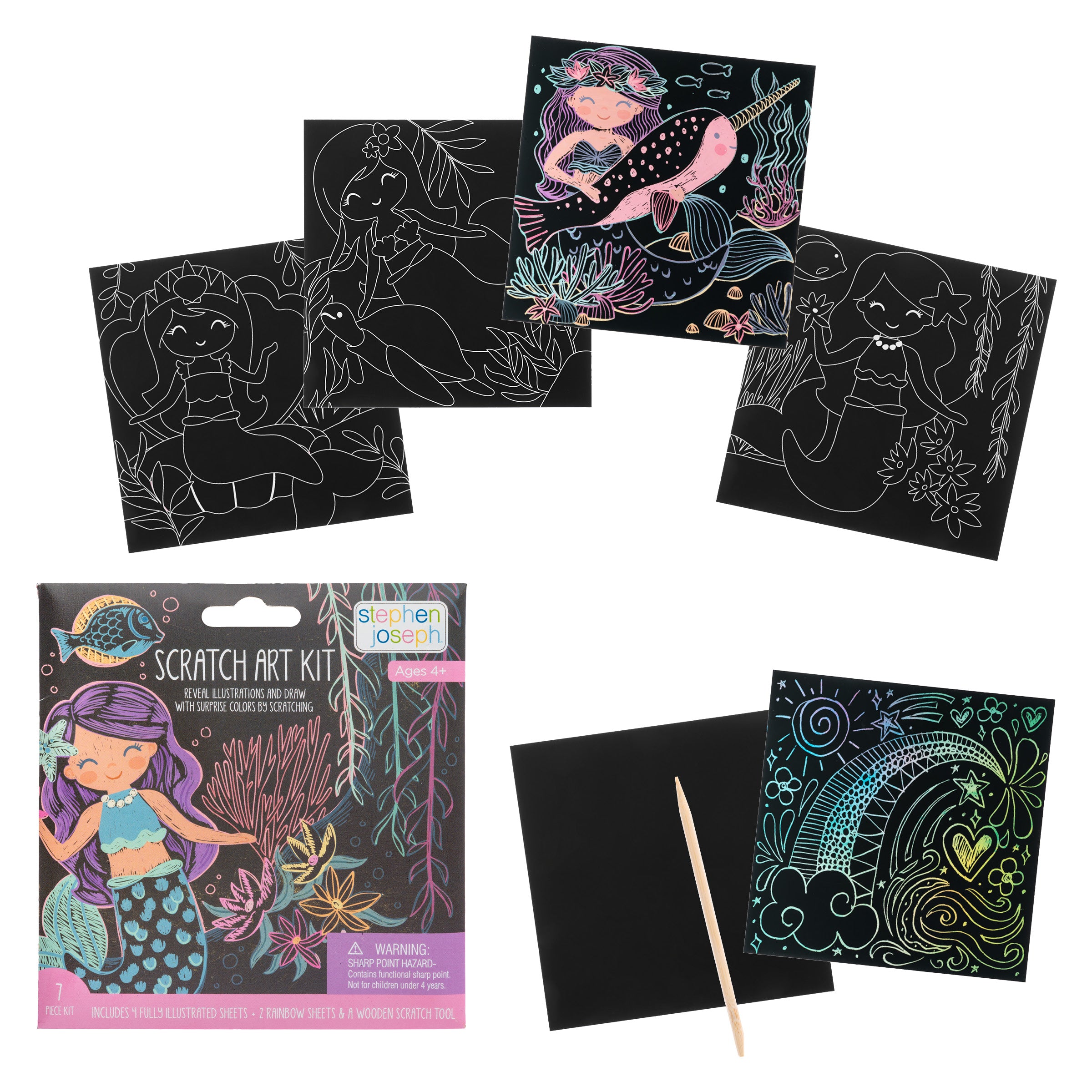 Scratch Art Kit – Stephen Joseph Gifts
