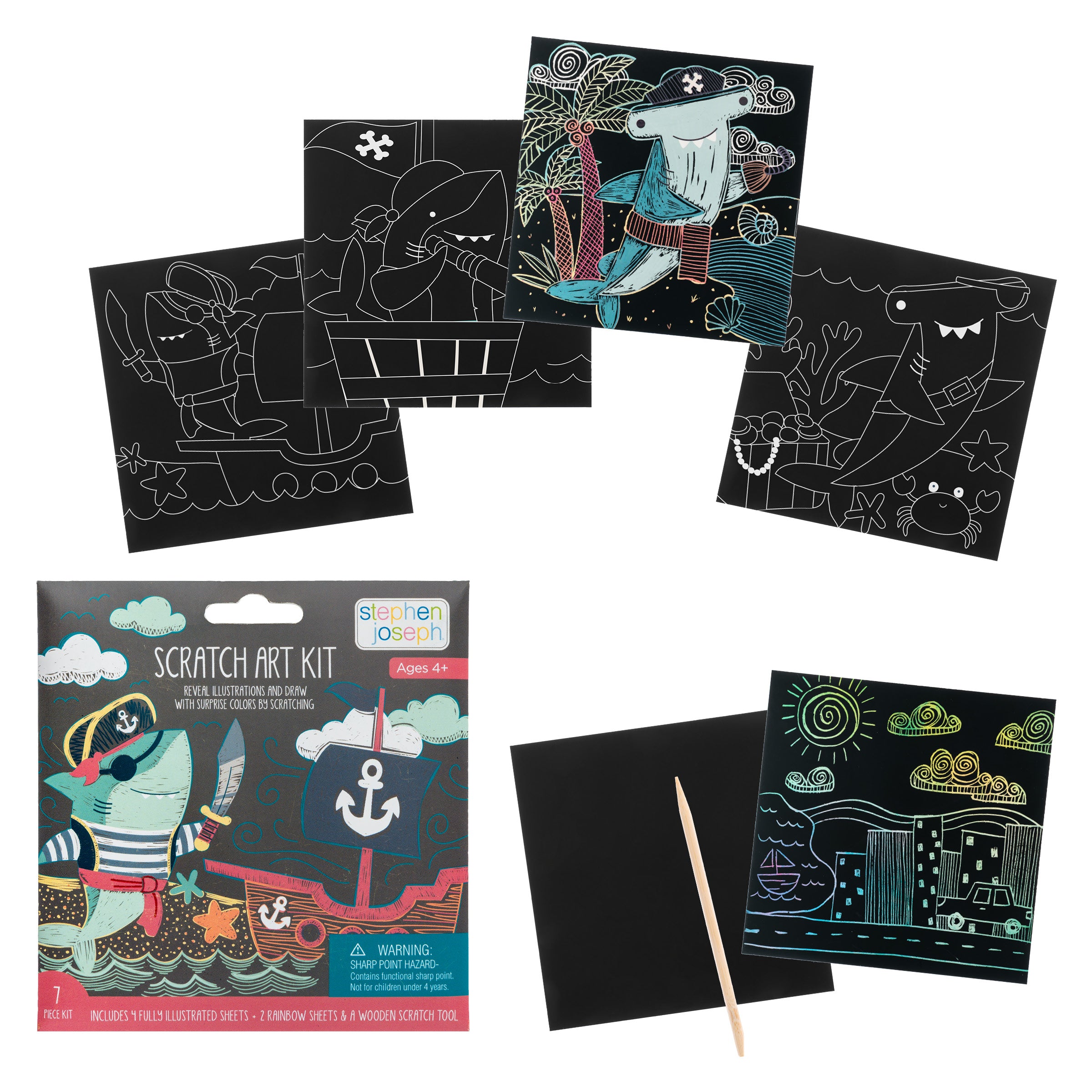 Scratch Development Kit Scratch Art Kit – Stephen Joseph Gifts