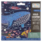 Holographic Scratch Art