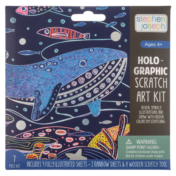 Holographic Scratch Art