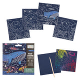 Holographic Scratch Art