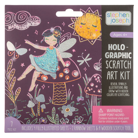 Holographic Scratch Art