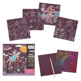 Holographic Scratch Art